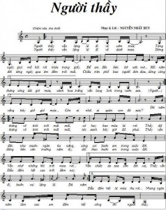 sheet nhạc nguoi thay