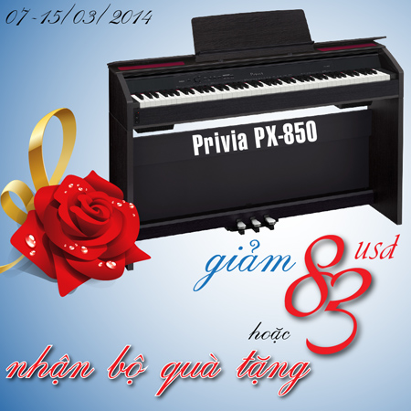 khuyen mai piano dien px850