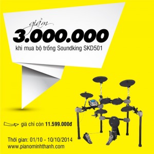 Trống soundking skd501 giảm giá